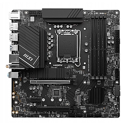 Pagrindinė plokštė MSI PRO B760M-A WIFI DDR4, Intel B760, LGA1700, micro ATX