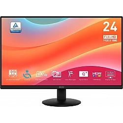 LCD Monitor MSI 23.8 Business Matte Panel IPS 1920x1080 16:9 100Hz 1 ms Tilt Color Black PROMP242L