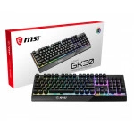 MSI Vigor GK30 Gaming Keyboard, US Layout, Wired, Black MSI Vigor GK30 Gaming keyboard Wired RGB LED light US Black