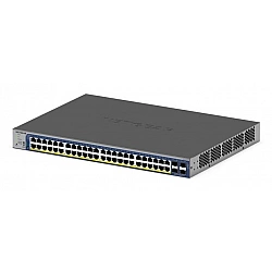 ∆Netgear GS752TXP, 48 Port Gigabit Smart Switch, 380W PoE+ Budget, 2x 10G Base-T Ports, 2x SFP+ Ports