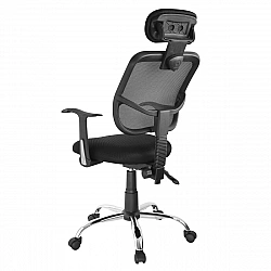 Mesh ergonomic office chair Ergo Office, with high back, adjustable headrest, max 150kg, ER-413