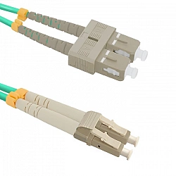 Optic patchcord LC/UPC - SC/UPC Multimode 50/125 OM4 Duplex 1m