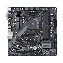 Pagrindinė plokštė ASRock B450M Pro4 R2.0 AM4 DDR4 USB-C M.2 microATX