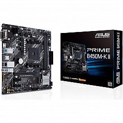 Pagrindinė plokštė ASUS Prime B450M-K II AM4 DDR4 mATX 64GB SATA M.2