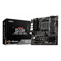 Pagrindinė plokštė MSI B550M PRO-VDH WIFI AM4 DDR4 PCIe 4.0 Micro-ATX