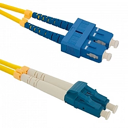 Patchcord fiber optic SC / UPC-LC / UPC SM 9/125 G652D 1m