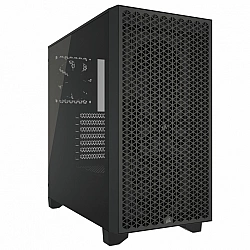 Corsair Tempered Glass PC Case 3000D Black Mid-Tower Power supply included No ATX