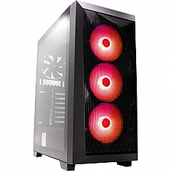 Performance C XG131 X712.RGB, Midi Tower, PC, Black, ATX, micro ATX, Mini-ATX, ABS