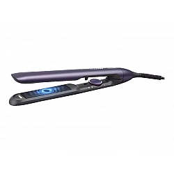 Philips Hair Straitghtener BHS752/00 Warranty 24 month(s) Ceramic heating system Ionic function Display LED Temperature (max) 230 °C Number of heating levels 12 Metallic Dark Purple