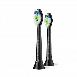 Philips Replacement brush heads HX6062/88 Sonicare Optimal White Heads For adults Number of brush heads included 2 Black