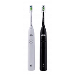 Philips Electric Toothbrush, Duo pack HX7109/01 Sonicare Series 5300 Rechargeable For adults Number of brush heads included 2 Number of teeth brushing modes 1 White/Black