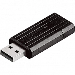 Verbatim Store n Go 64GB Pinstripe USB 2.0 black 49065