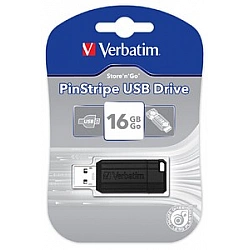Verbatim PinStripe USB Drive 16GB USB 2.0 USB stick Sort
