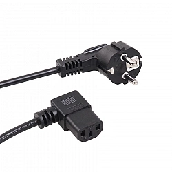 Power cable angled 3 pin plug 5M EU MCTV-804