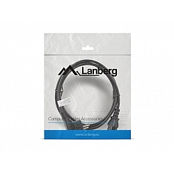 Lanberg CEE 7/7 to IEC 320 C13 Power Cord CA-C13C-10CC-0018-BK