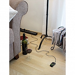 Primera-Tec socket strip Comfort Switch Plus 7-way black 2 metres