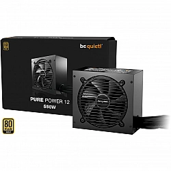 Maitinimo šaltinis be quiet! Pure Power 12 550W, 80 PLUS Gold, ATX12V 3.1, EPS12V 2.92