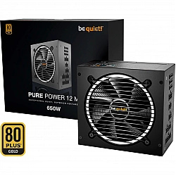 Maitinimo blokas BE QUIET Pure Power 12 M 650W, 80 PLUS GOLD, ATX 3.0, BN342