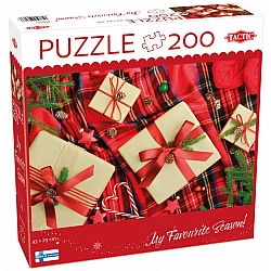 Puzzle 200 elements Christmas presents