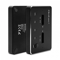 Qoltec 50310 Drive docking station 2x SSD M.2 SATA NGFF USB Type C
