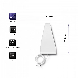 Qoltec 57021 4G LTE Antenna 18 dBi Outdoor