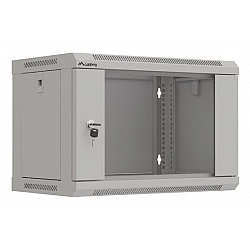 SZAFA INSTALACYJNA RACK WISZĄCA 19 6U 540X350 SZARA DRZWI PRZESZKLONE LANBERG (FLAT PACK)