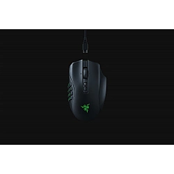 Razer Naga V2 Pro, Wireless Gaming Mouse, True 30000 dpi, Focus Pro 30K Optical Sensor, Gen-3 Optical Mouse Switches, 10/14/20 programmable buttons, Razer Speedflex Cable USB Type C, 90-million Clicks