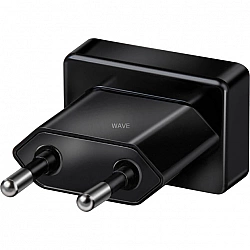 Reiseadapter USA, Japan/Schutzkontakt, Steckdosenadapter schwarz