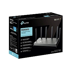 Wireless Router TP-LINK Wireless Router 6500 Mbps Wi-Fi 7 3x10/100/1000M 1x2.5GbE LAN \ WAN ports 1 Number of antennas 6 ARCHERBE400