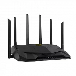 Wireless Wifi 6 Dual Band Gaming Router TUF-AX6000 802.11ax 1148+4804 Mbit/s 10/100/1000 Mbit/s Ethernet LAN (RJ-45) ports 5 Mesh Support Yes MU-MiMO Yes No mobile broadband Antenna type External