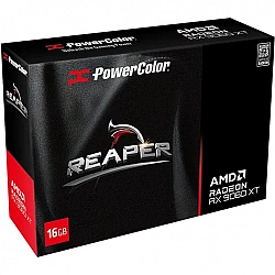 Powercolor Radeon RX 9060 XT Reaper 16GB Grafikkarte - 16GB GDDR6, 2x HDMI, 2x DP