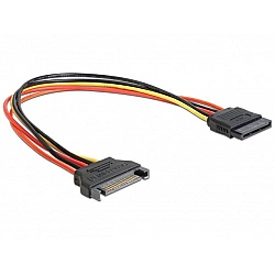 CABLE POWER EXTENSION SATA/0.3M CC-SATAMF-01 GEMBIRD