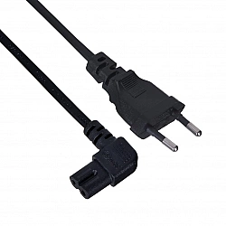 SAVIO CL-144 Power cable 2pin C7 M angled 3.0m