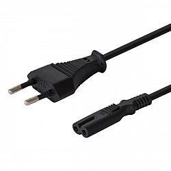 SAVIO Power cable (M) 2pin, 1.2m CL-97