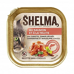 SHELMA Salmon and trout pate - wet cat food - 100g