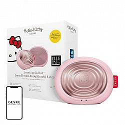 Sonic Thermo Facial Brush 5in1 Geske with APP (hello kitty pink)