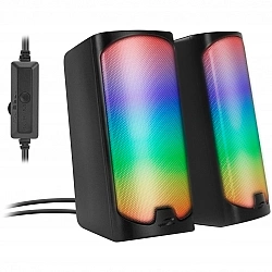 SPEEDLINK Lautsprecher TONOS RGB Stereo schwarz retail - Lautsprecher - 20 KHz