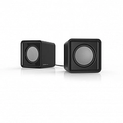 Speedlink TWOXO USB-betriebene Stereo-Lautsprecher (2x 2,5W), schwarz