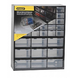 Stanley 1-93-981 small parts/tool box Small parts box Plastic Black, Transparent