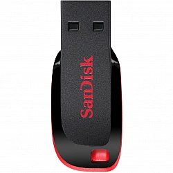 SanDisk Cruzer Blade Typ-A 16GB USB-Stick Ohne Schutzkappe, bis zu 15 MB/s, USB 2.0
