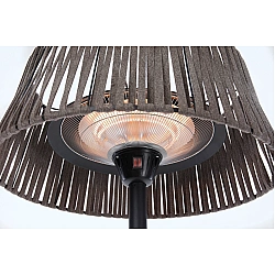 Sunred Artix Corda Bright Standing Brown 2100 - floor-standing heater 2100 W, brown