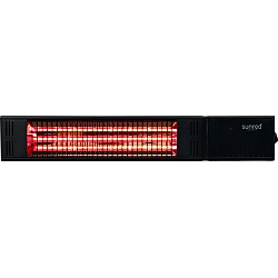 SUNRED | Heater | RDS-15W-B, Fortuna Wall | Infrared | 1500 W | Black | IP55