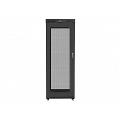 SZAFA INSTALACYJNA RACK STOJĄCA 19 27U 800X1000 CZARNA DRZWI PERFOROWANE LCD LANBERG (FLAT PACK)