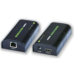 Extender/HDMI splitter after cable Cat.5e/6/6a/7 up to 120m, over IP, black