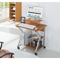 TECHLY Compact Computer Desk 700x500 Beech