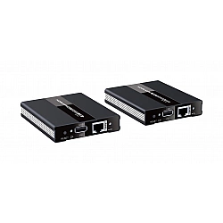 Techly 104790 KVM Extender HDMI+USB po skrętce Cat6, do 60m, 1080p 60Hz