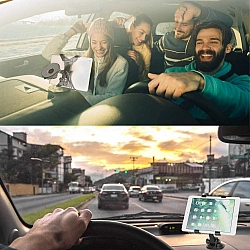 Techly Uchwyt do Tabletu do szyby z przyssawką