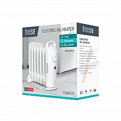 Teesa TSA8035 Electric Oil Heater White 800 W