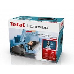 TEFAL Steam Station SV6140 Express Easy 2200 W 1.7 L 6 bar Auto power off Vertical steam function Calc-clean function Black/Steel Grey