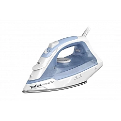 TEFAL Steam Iron | FV2C41E0 Virtuo | Steam Iron | 2000 W | Water tank capacity 240 ml | Continuous steam 27 g/min | Steam boost performance 120 g/min | Blue/White